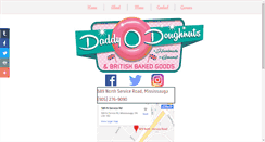 Desktop Screenshot of daddyodoughnuts.com